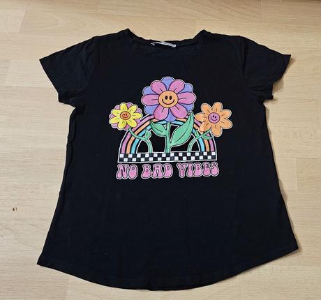 Tričko s kr. rukávem černé  no bad vibes fb vel.xs, fishbone,xs