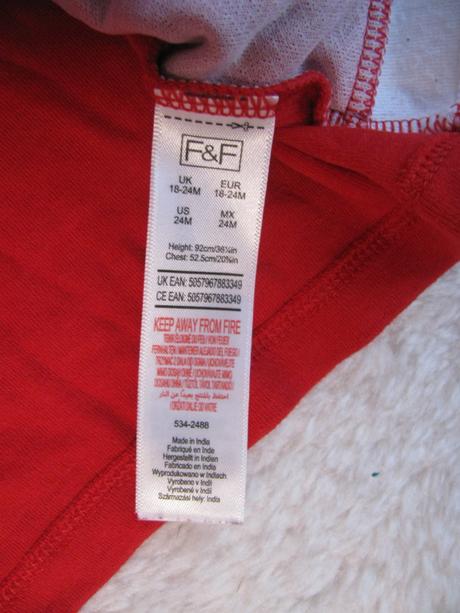 Vánoční obleček - malý santa, 92