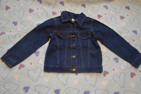 116 džínová bavlněná bunda, 116