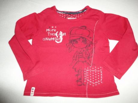 Jako nové triko next s holkou, vel. 86/92, next,86