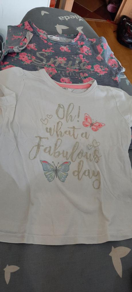 2x dívčí tričko značky pepco a girls, vel. 122., pepco,122