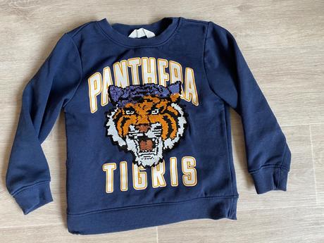 Mikina tigris, h&m,116