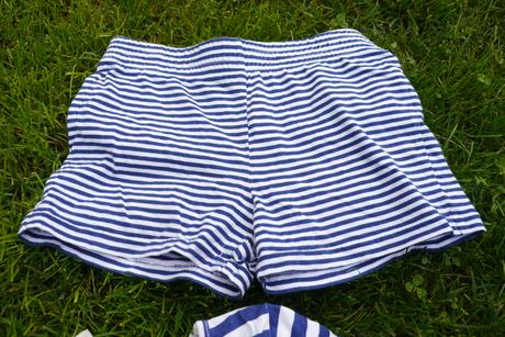 Bavlneny set na leto - tricko a kratasy, h&m,110