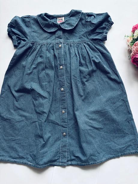 Ob/ šaty kostičkované - v.116, 116