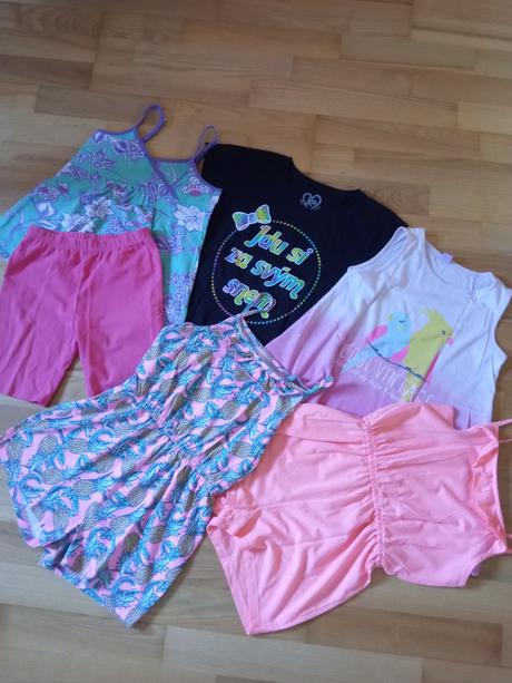 Letní set pro holčičku, vel.128-134, 122–134