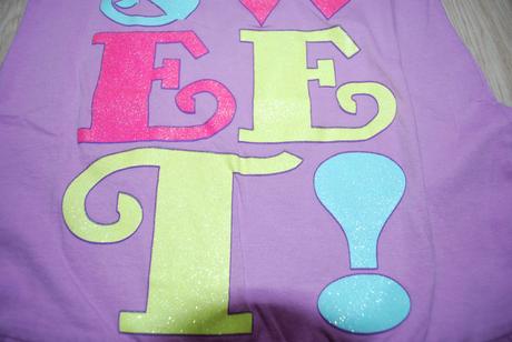 Šaty/tílko s třpytivým nápisem, topolino,104