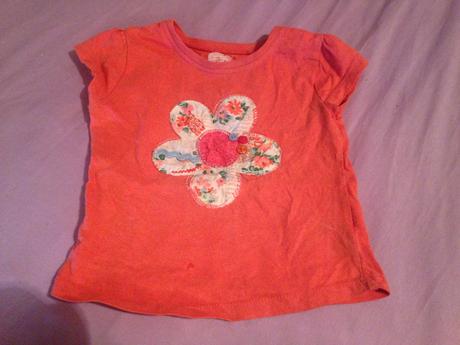 Dívčí tričko květ vel. 74 - 80, next,74