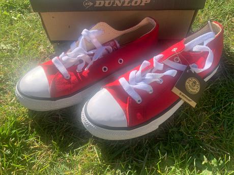 Červené boty & tenisky dunlop vel. 33, 33