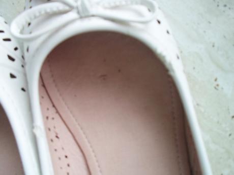 Bílé boty baleríny, 40