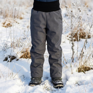 Zimní kalhoty s medvídkovou podšívkou, 80 - 152