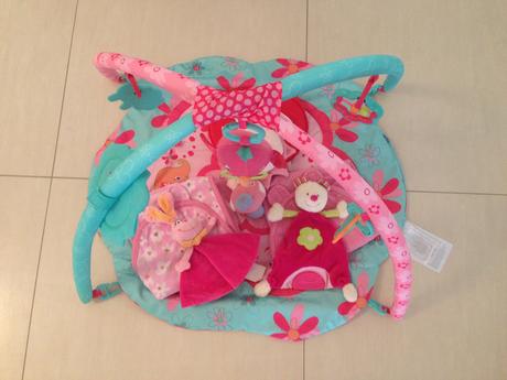 Hrací deka bright starts+usínaček+sada do postýlky,