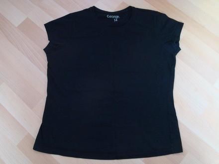 Tričko - černé, vel. 42/44, george,42