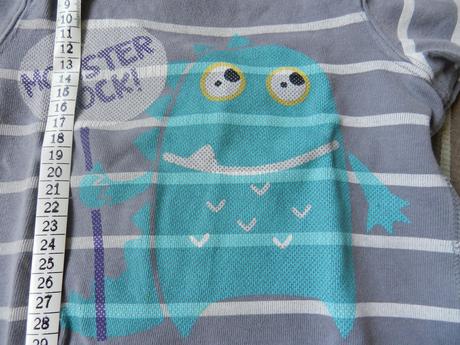 Triko dlouhý rukáv monster, marks & spencer,92