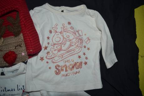 Zimní bunda/kožíšek.0-3 měs+ vánoční trička, ladybird,62