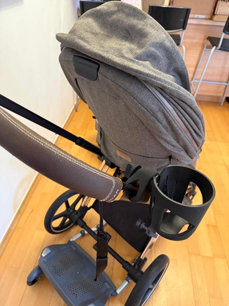 Cybex priam rose gold manhattan grey 3v1 + korba, cybex,cybex priam 3