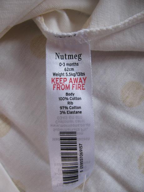 Krásná dívčí tunika s puntíky v.0-3 měs., nutmeg,62