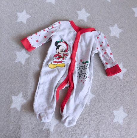 Vánoční overálek disney vel.50/56, 56