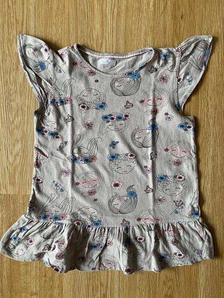 Letní dívčí set-trička, legíny, sukně-12+9 ks, dopodopo,122