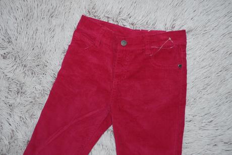 Manzestrove kalhoty malinove barvy, kids,110