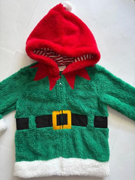 Mikina skřítek vánoční - v.12/18 mes, f&f,86