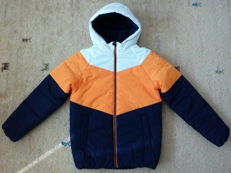 Barevná zimní bunda teplá vel. 128/134, bonprix,128 / 134