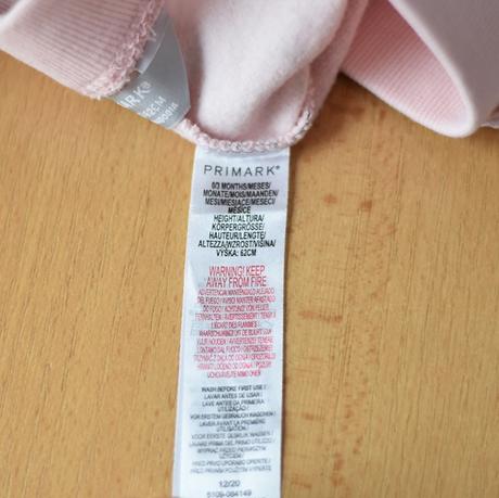 Tepláky vel. 0 - 3 m, primark,62