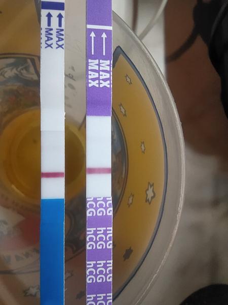 Může být slabá čárka na testu duchem?