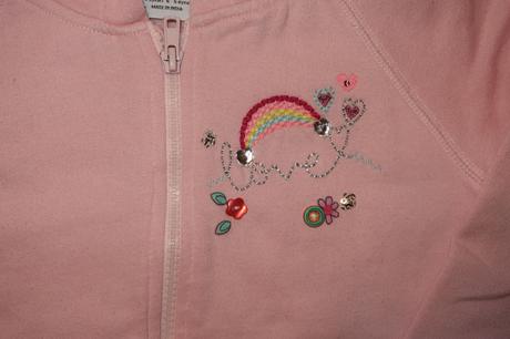 Růžová mikina, f&f,116