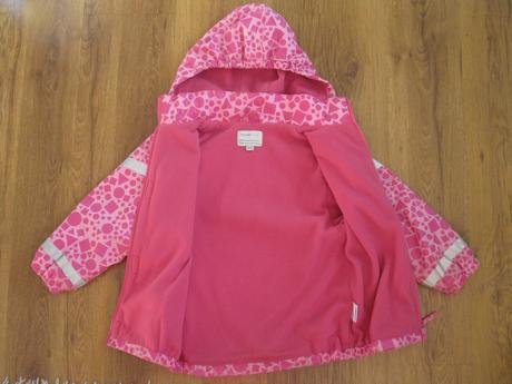 Pogumovaná bunda podšitá fleesem, 104