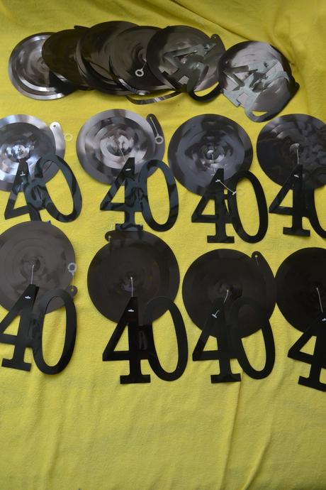 20 ks závěsných ozdob na narozeniny, věk 40 nebo 4, 