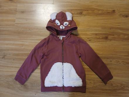 Zajíčková mikina, vel. 110/116, lindex, lindex,116