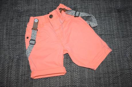 Neonové kraťasy next s kšandami, kol 2015, 98/104, next,98