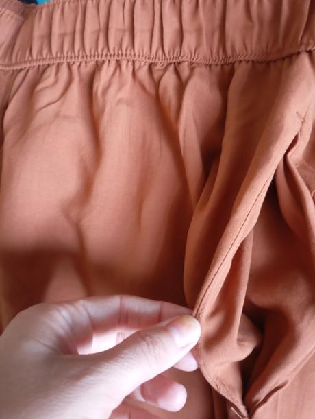 Hnědé dámské letní kalhoty s kapsami xl, sinsay,xl