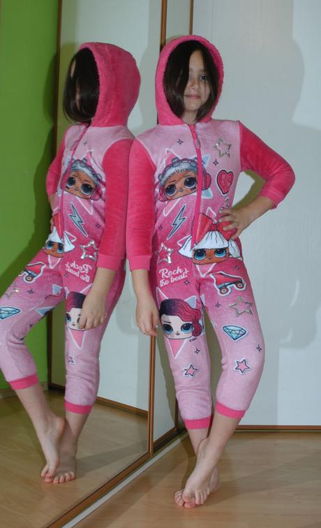 Chlupatý hebký dívčí overal lol surprise, 122