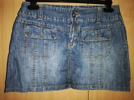 Riflová sukně vel 36, 36