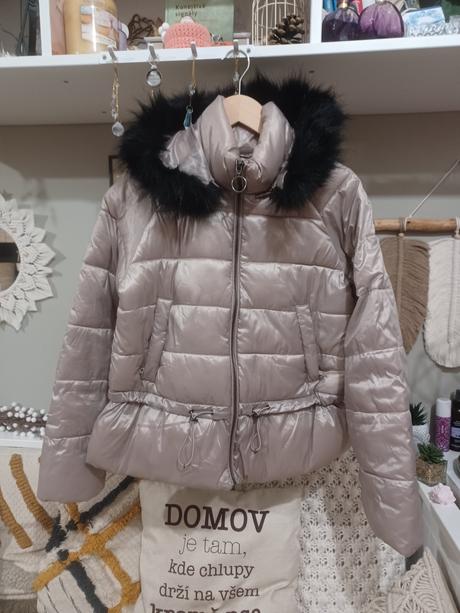 Krátký kabátek parka bunda zara basic, zara,s