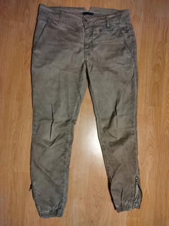 Elegantní kalhoty se ziy, s