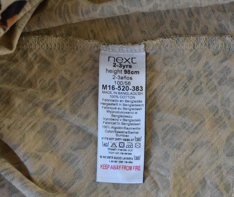 Šaty vel. 2 - 3 roky, next,98