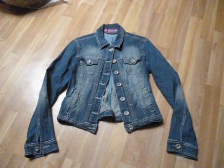 Elastická riflová bunda vel. s-m pro maminy, s