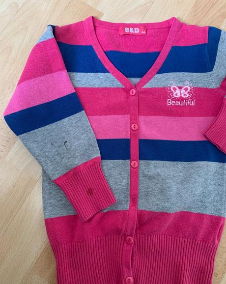 Barevný svetr s&d vel. 116/122, 116