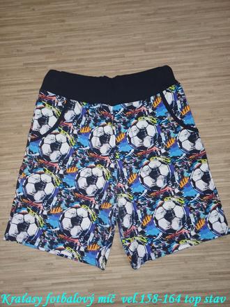 Kraťasy fotbalový míč vel.158-164, 158