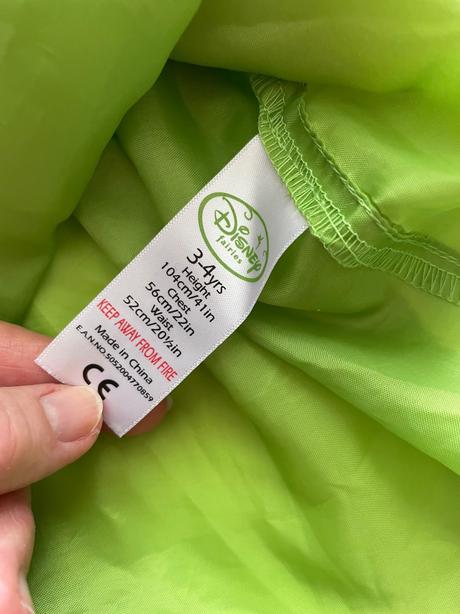 An13/ kostým zvonilka - v.3/4 roky,