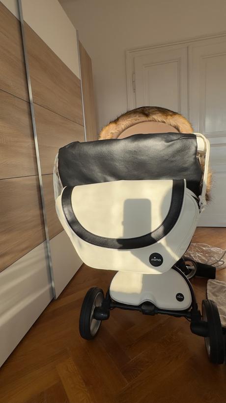 Kočárek mima xari 3g se zimní výbavou a firstbike, mima,mima xari