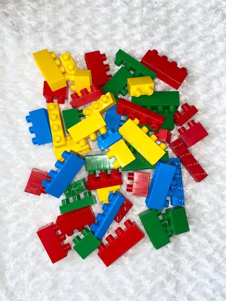 Plastové kostky - stavebnice, 