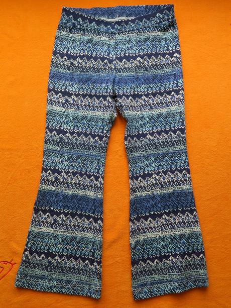 Legíny tm. modré s rozšířenými nohavice, lindex,104