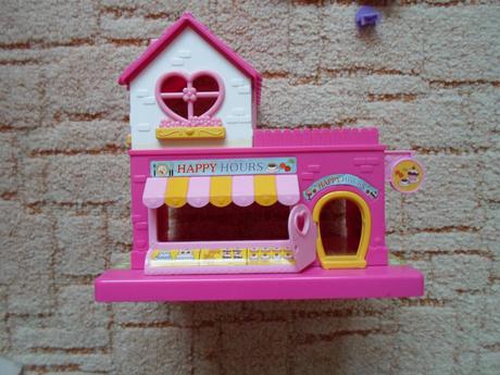 Dětský plastový růžový domeček na hraní, 