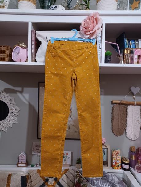 Hořčicové manžestráky h&m, h&m,140