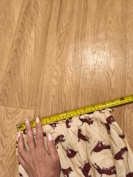 Kraťasový overal bez ramínek, h&m,164