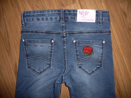 Džínové skinny kalhoty na 12-13l- vel.158, 158