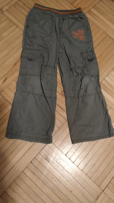 Zateplené kalhoty rebel vel. 122 cm v pase na gumu, rebel,122